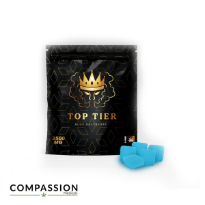 Blue Raspberry Top Tier Edibles (2500mg)