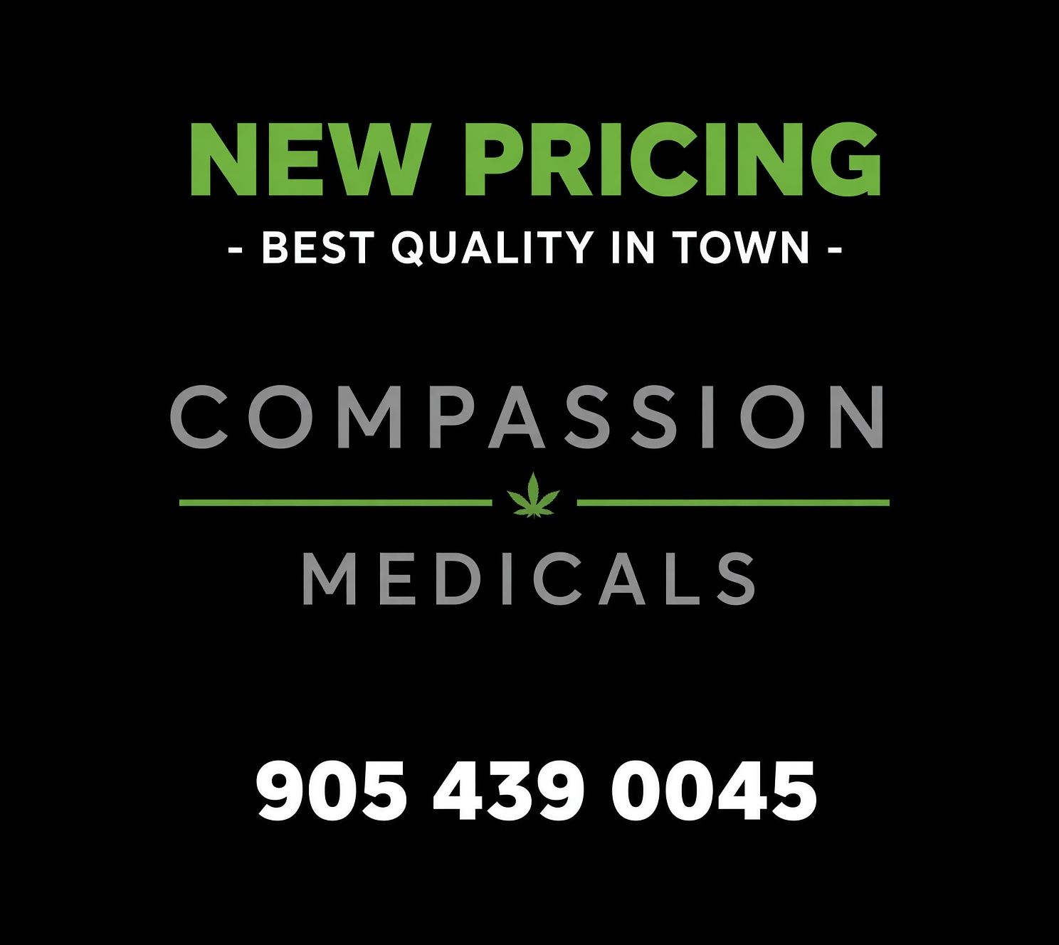 New Pricing Compassion Medicals